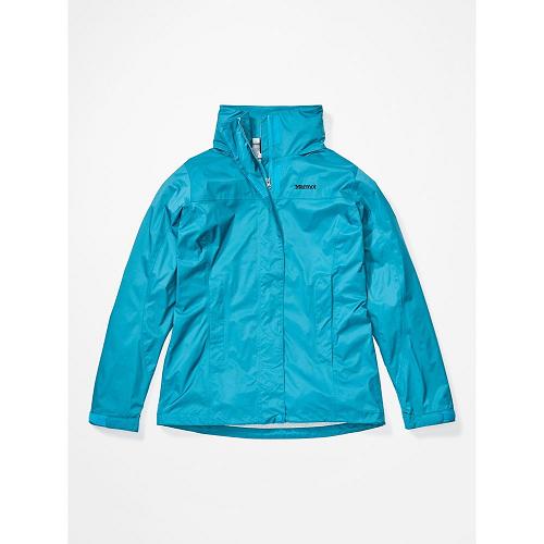 Marmot PreCip Eco Jackets - Womens Rain Jacket Blue CA6859107 Canada